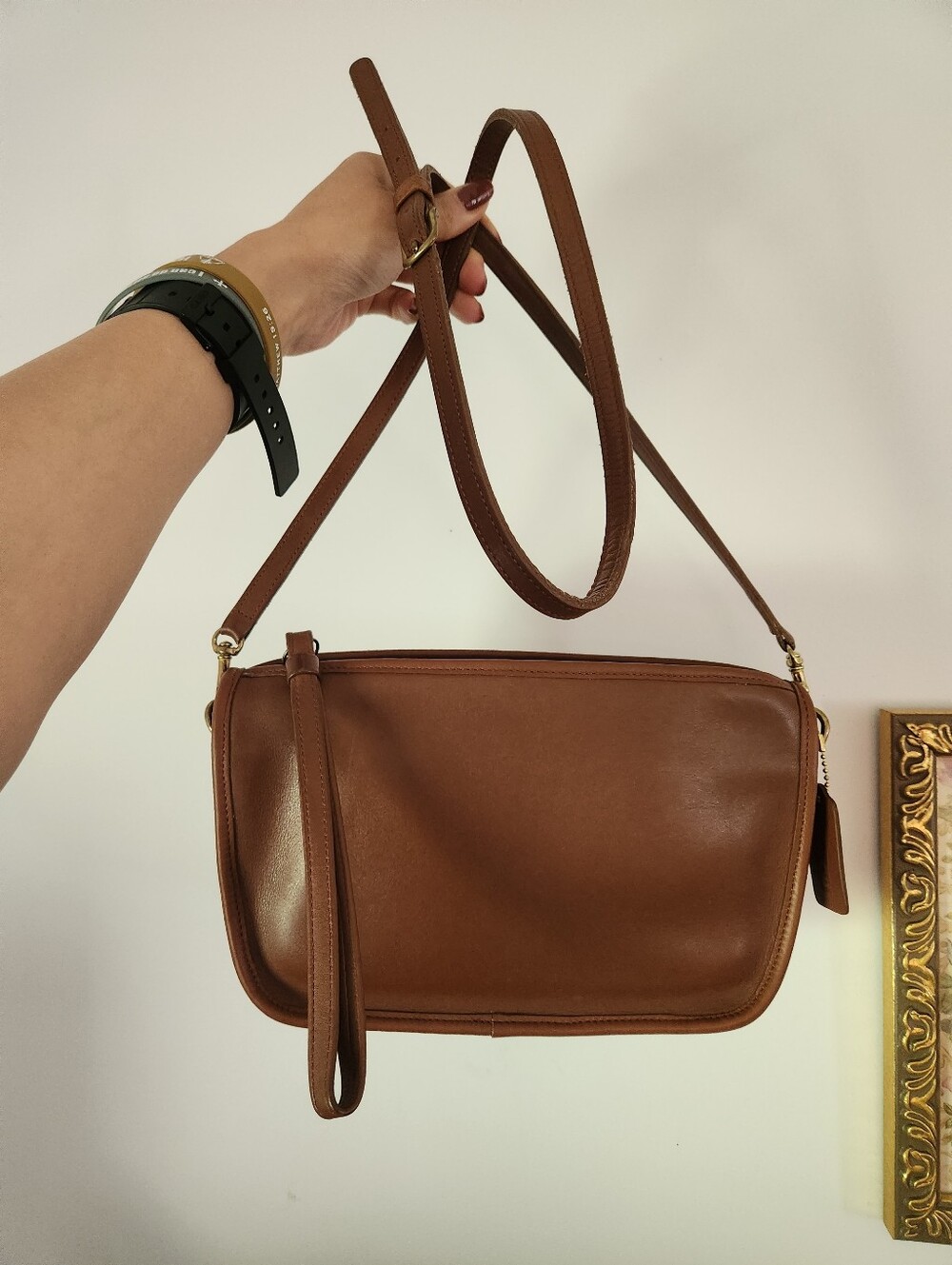 Coach Brown Leather Crossbody Bag